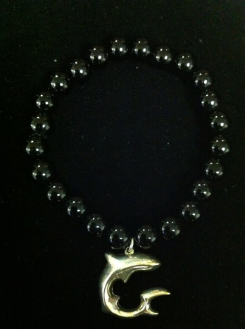 Sterling Silver Shark Bracelet
